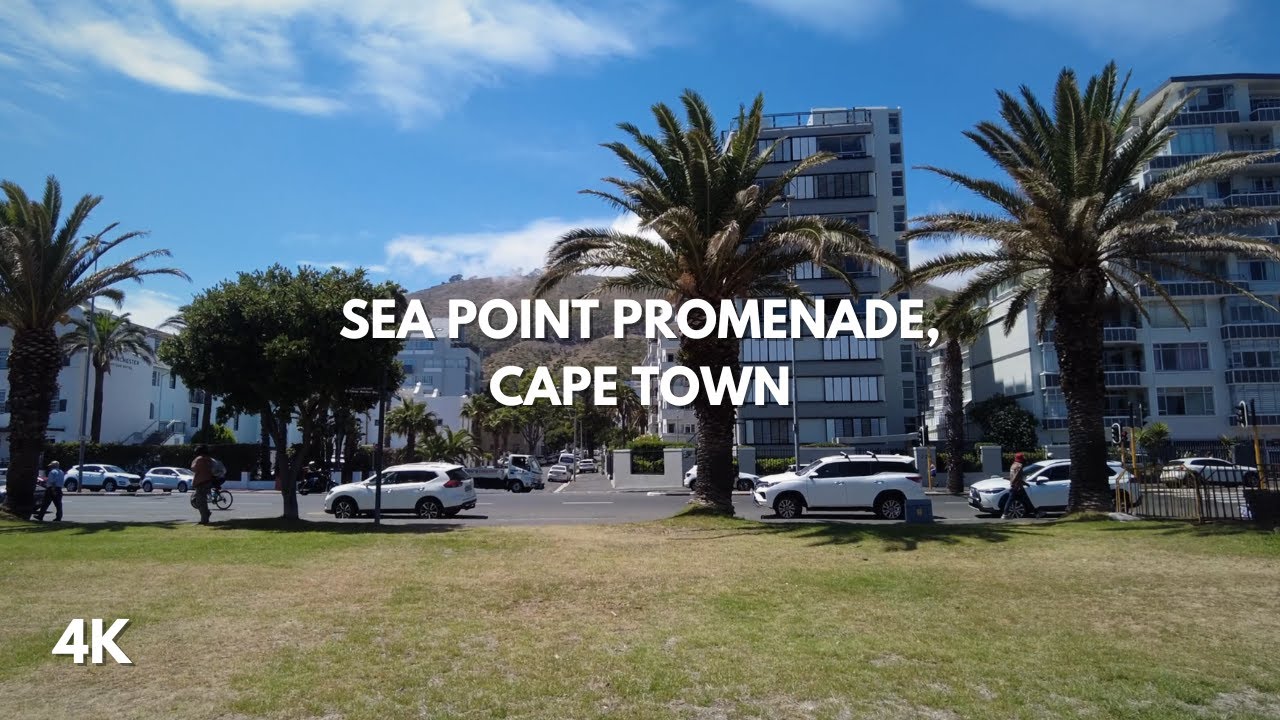 How SEA POINT Promenade looks like on a SUNNY Sunday - ASMR