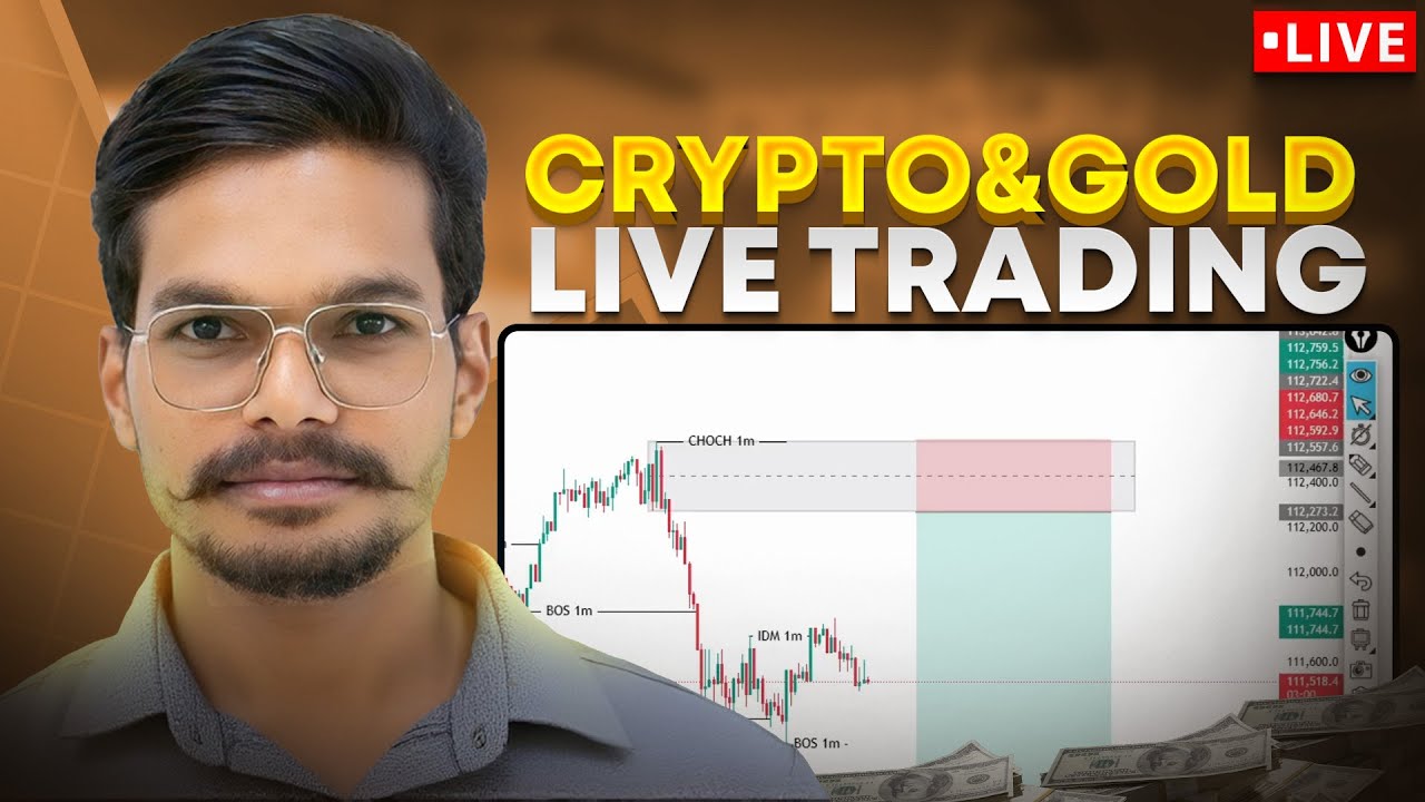 Live Trading Bitcoin Gold | Crypto Strategy | XAUUSD Analysis | 6 FEB