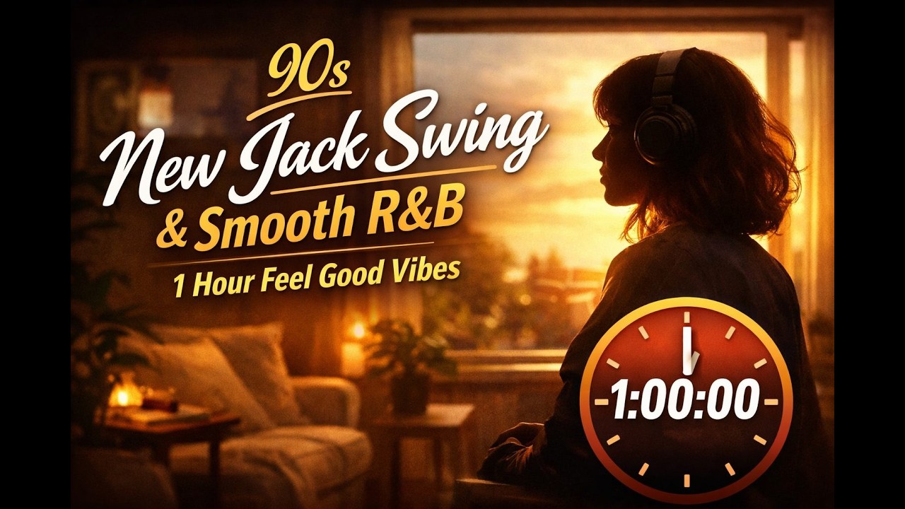 90s New Jack Swing & Smooth R&B Mix | 1 Hour Feel Good Vibes