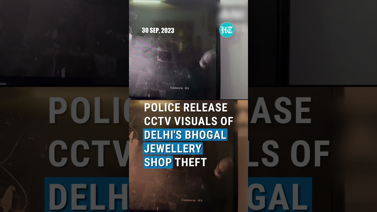Delhi Jewellery Store Robbery: CCTV Video Emerges Of Jangpura Heist | Watch