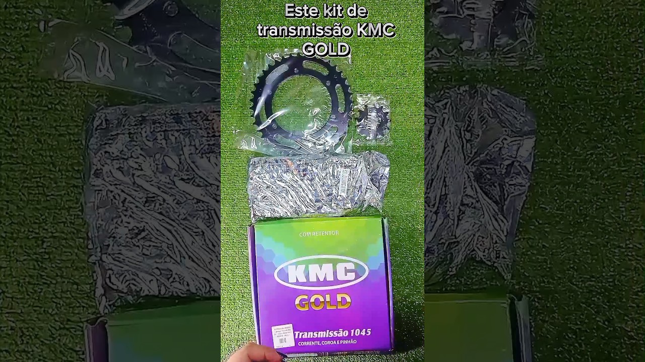Kit Rela&ccedil;&atilde;o Transmiss&atilde;o Yamaha XTZ 250 Lander com Retentor KMC GOLD