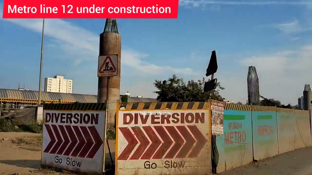 Metro line 12 Navi Mumbai and Kalyan end station location & construction update.