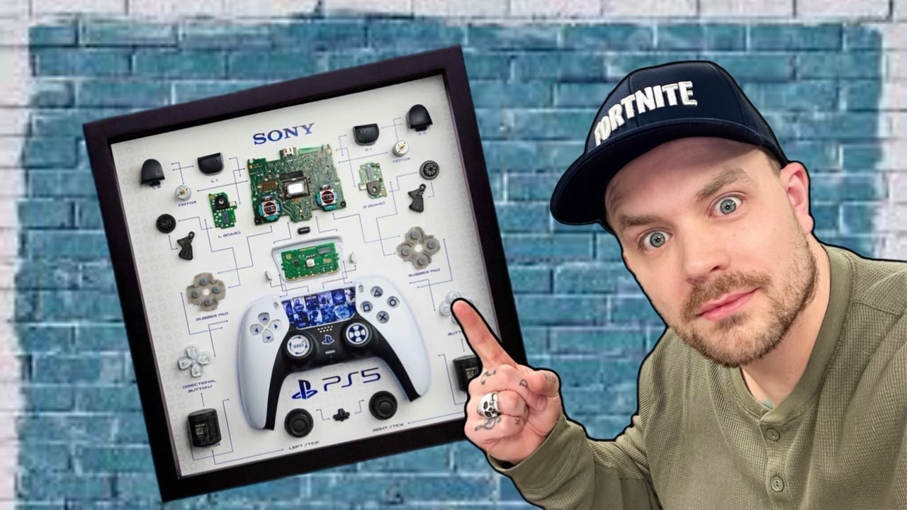 This is the COOLEST Gift for a Gamer! PS5 Grid Studio Frame Art