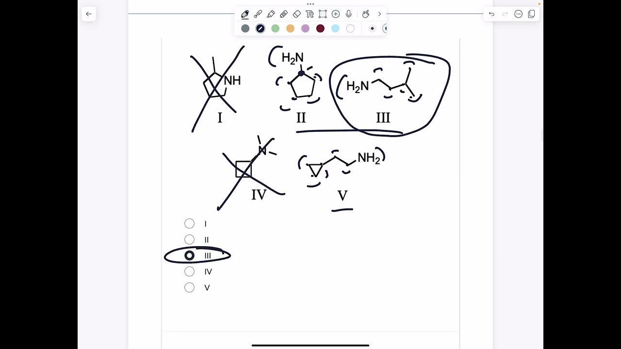 Exam One Video Key - online organic chemistry 