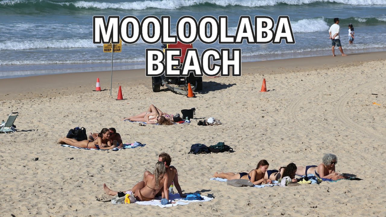 Australia 4K Walking Tour | Mooloolaba Beach | Sunshine Coast Travel