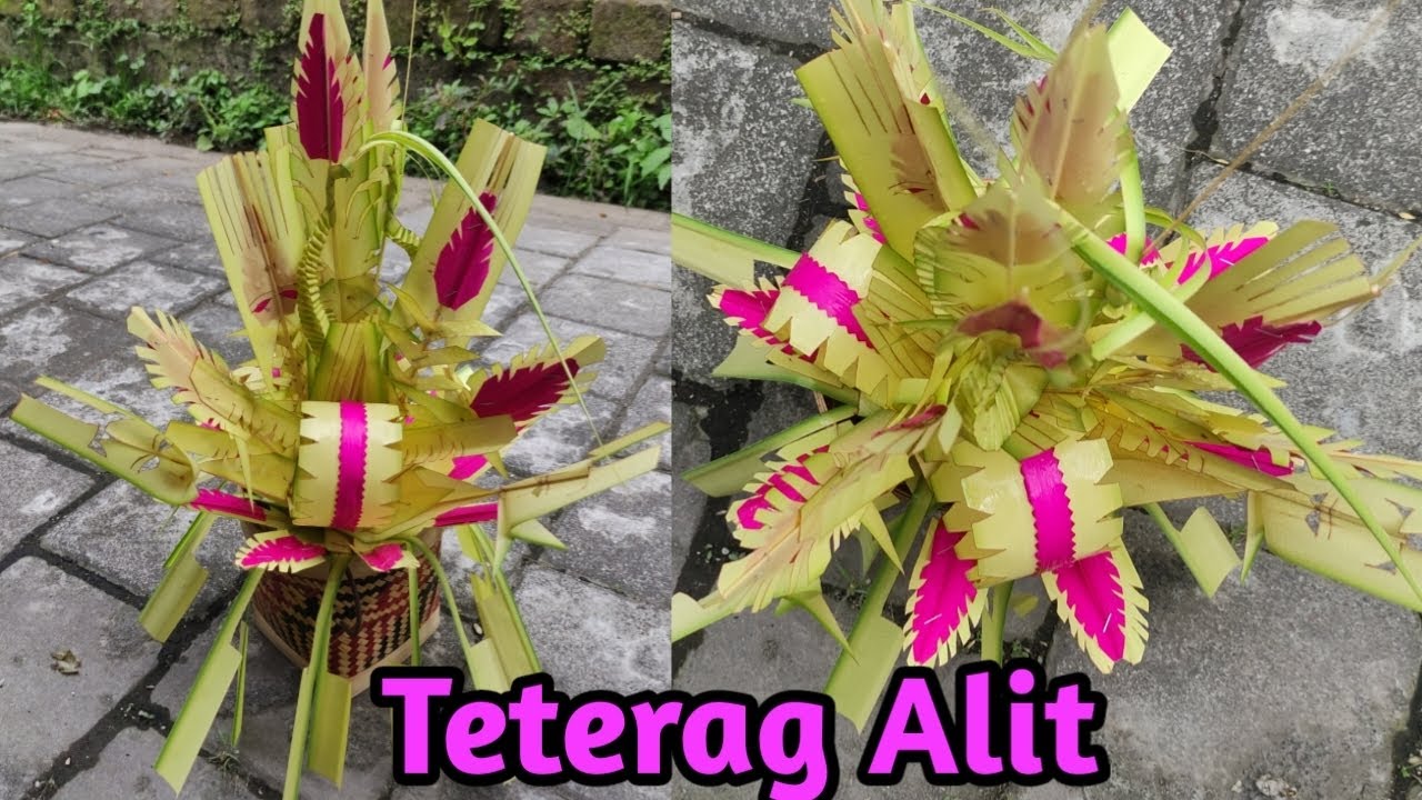 Membuat Teterag Alit versi Pelanggan