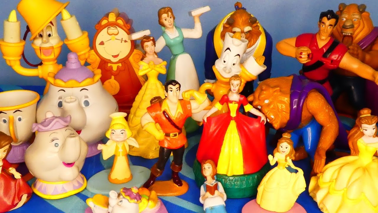 La Bella y La Bestia Coleccion de figuras y juguetes Disney (beauty and the beast collection)