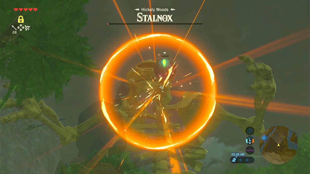 How do you beat Stalnox Hickaly Woods? - Dueling Peaks - Breath of the Wild - Nintendo Switch Games