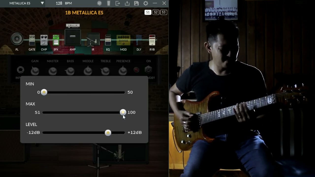 NUX MG 400 Metallica Enter Sandman Preset