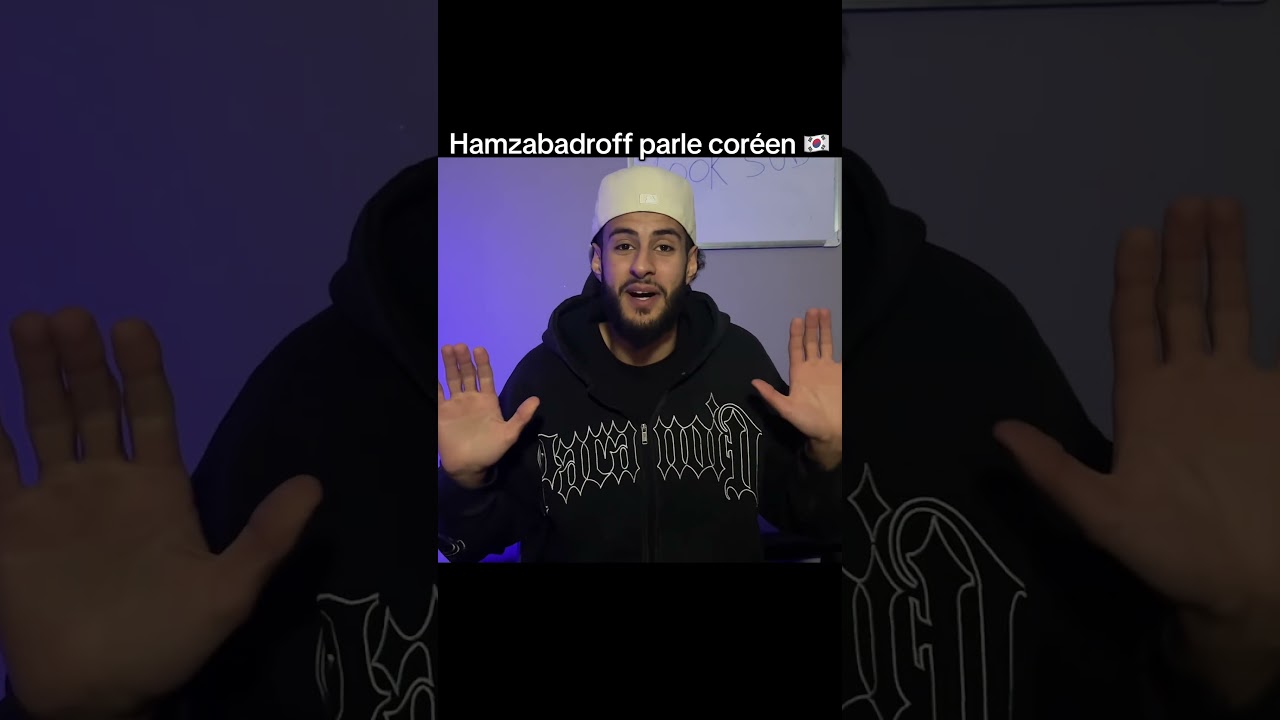 Hamzabadroff parle cor&eacute;en et sans duolingo #cor&eacute;en #pourtoi #motivation