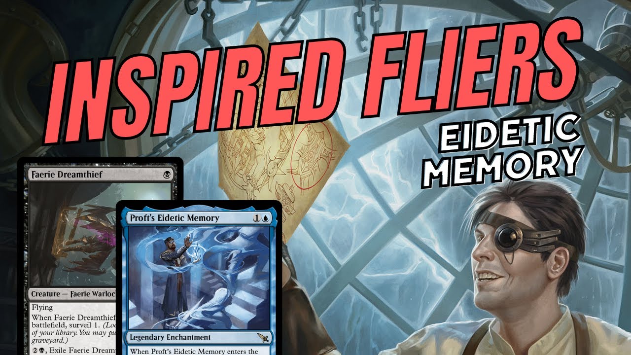 Inspired Fliers with Eidetic Memory 🔵⚫ MTG Arena standard