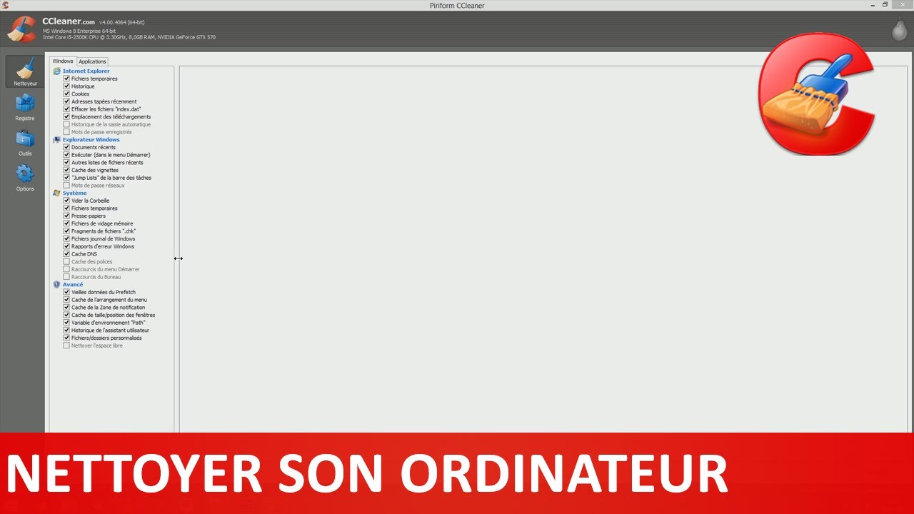Nettoyer son ordinateur | CCleaner