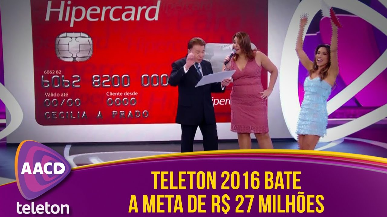 Teleton 2016 - Meta de 27 milhões é atingida