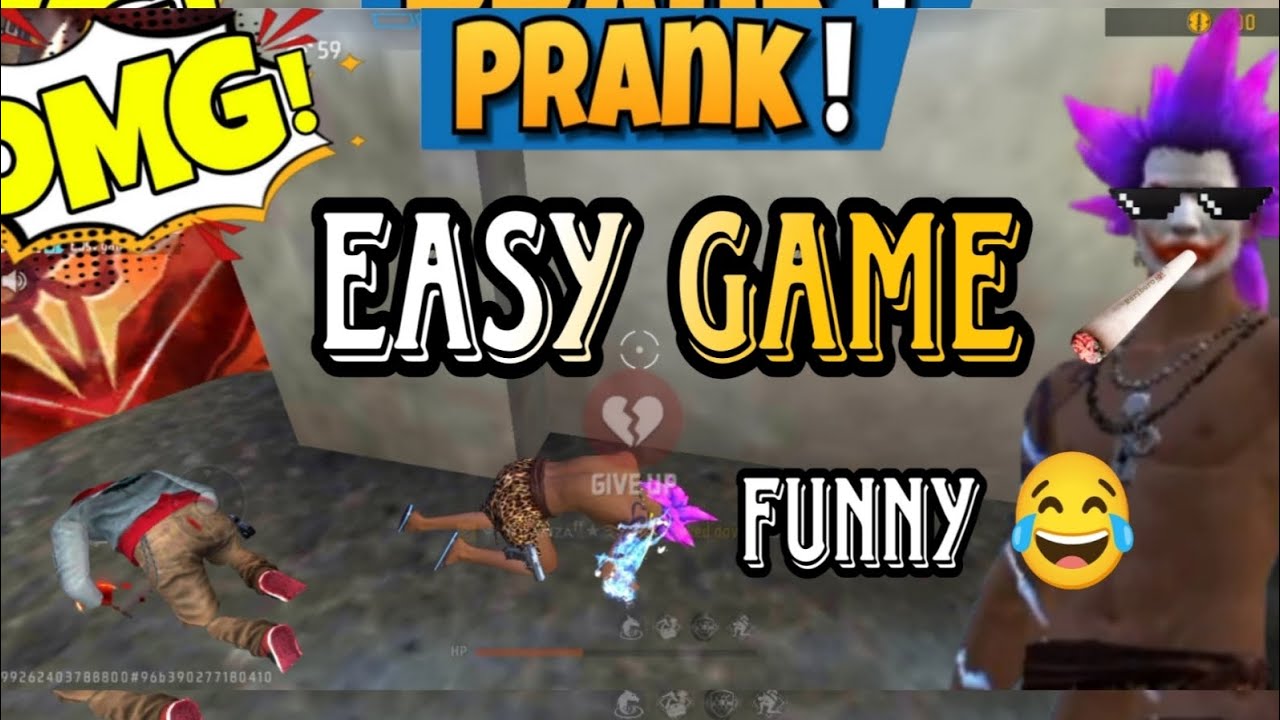 FreeFire easy game prank | easy game funny prank 😂 Gloowall pack😁 full bakchodi | intresting video