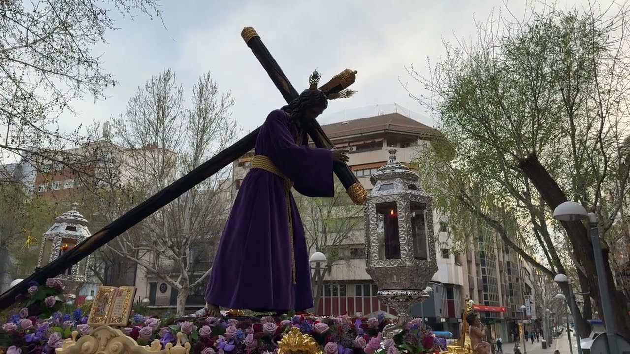 4K Duquelas de un Dios gitano - Nazareno Ciudad Real - Pasión de Linares - Domingo Pasión 2024