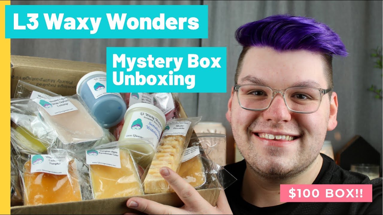 Распаковка загадочной коробки L3 Waxy Wonders | Коробка за 100 долларов