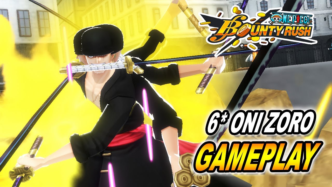 6* EX Zoro Onigashima Gameplay! | El atacante perfecto! Numero 1 atacante ! 7 mapas | Bounty Rush