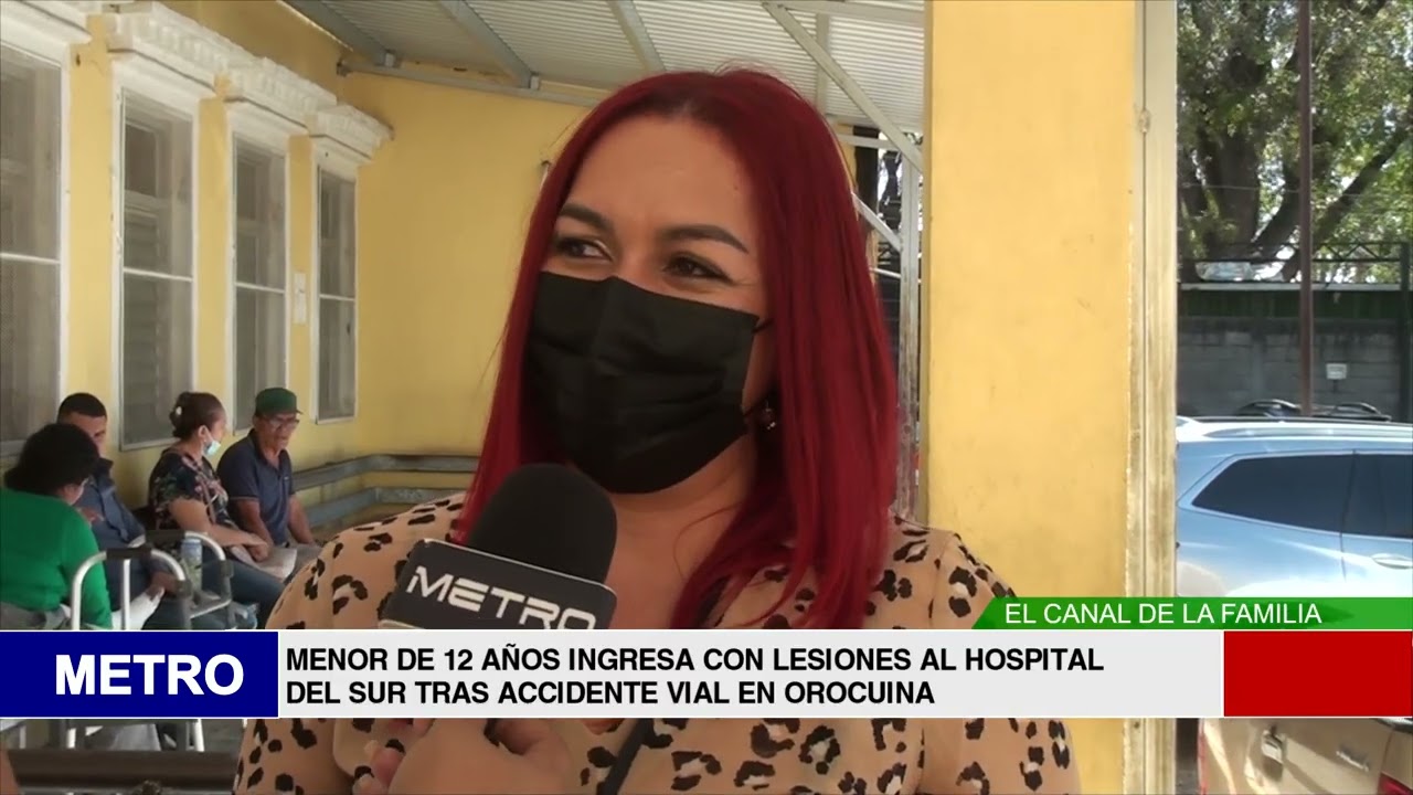 MENOR DE 12 AÑOS INGRESA CON LESIONES AL HOSPITAL DEL SUR TRAS ACCIDENTE VIAL EN OROCUINA