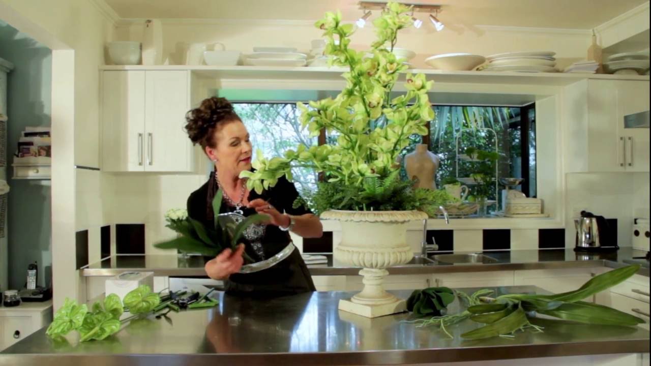 Arranging with Orchids Floristry Tutorial
