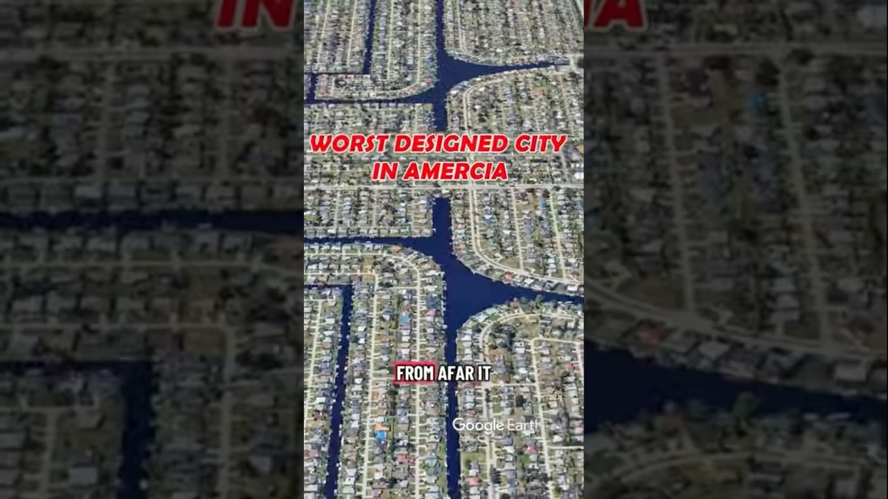Кейп-Корал, Флорида&hellip; самый плохо спроектированный город в Америке