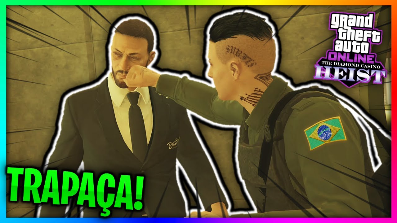 O GOLPE (QUASE) PERFEITO!!! o que vale &eacute; a inten&ccedil;&atilde;o hauehuahe (GTA Online - Diamond Casino Heist)