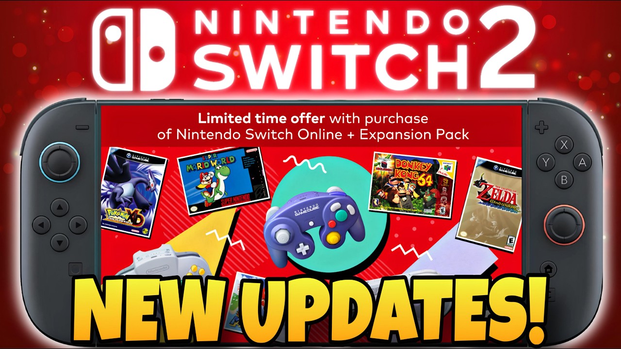 Вышло НОВОЕ обновление Nintendo Switch Online! + КРУПНЫЕ утечки игр для Switch 2?!