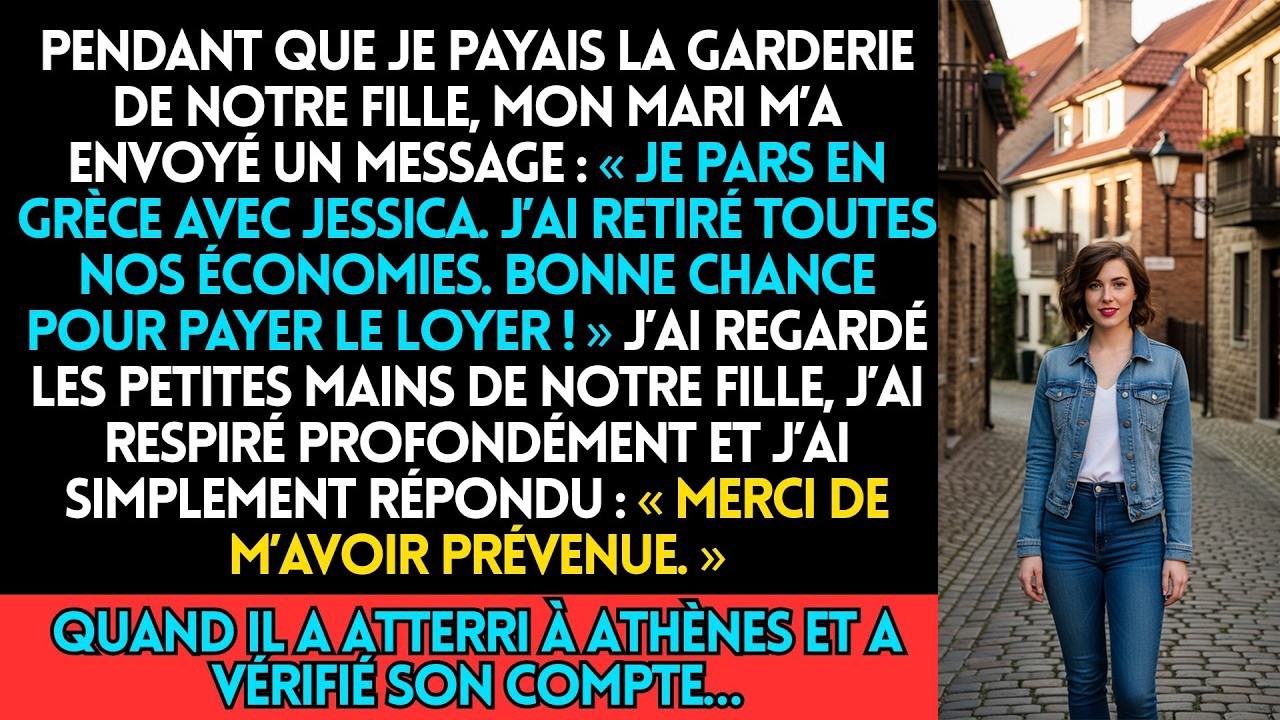 Mon Mari A Déménagé À Athènes Avec Sa Maîtresse Pendant Que Je Prenais Notre Fille — Puis Il Est