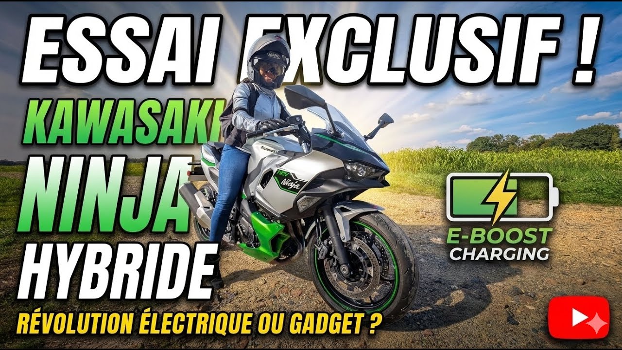Essai Kawasaki Ninja 7 Hybrid - la PREMIÈRE moto Hybride au monde !