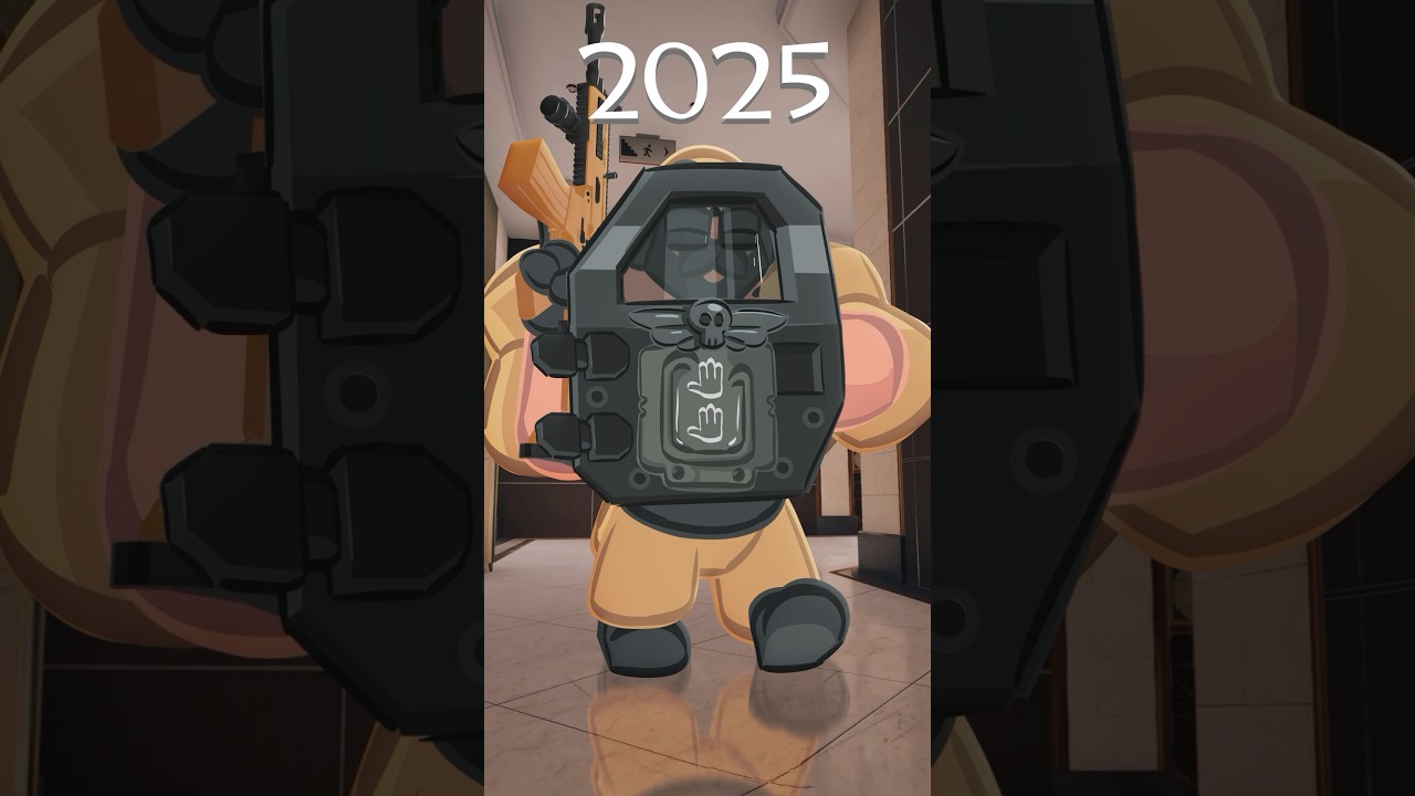 new Blackbeard in Siege🚪NOW vs THEN