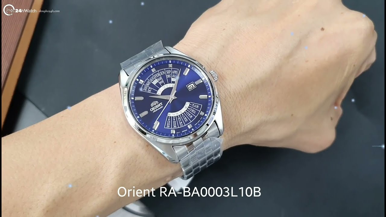 Video review thực tế tr&ecirc;n tay Orient Lịch Vạn Ni&ecirc;n RA-BA0003L10B tại Đồng Hồ 24h #dongho24h
