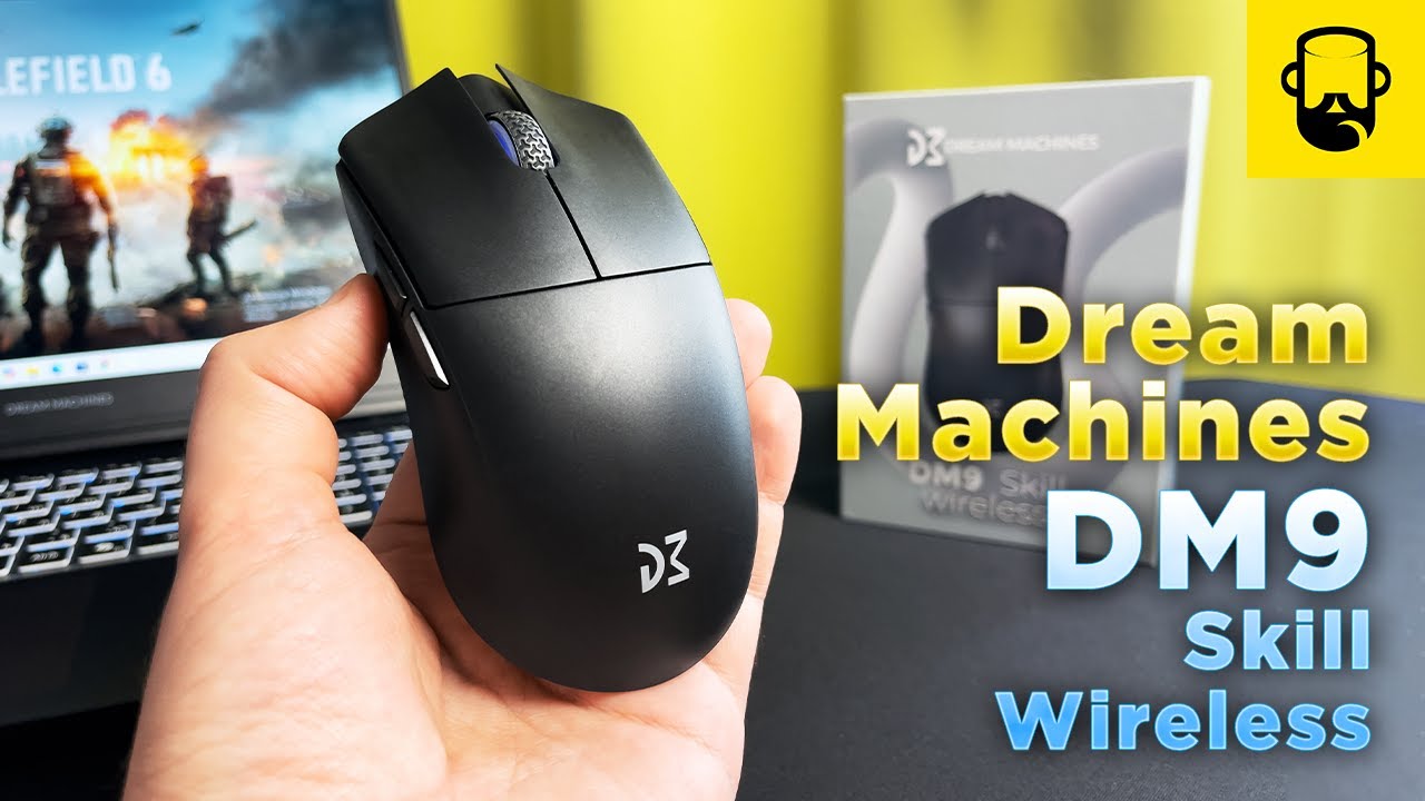 Суперлегкая Игровая Мышь Dream Machines DM9 Skill Wireless / Обзор