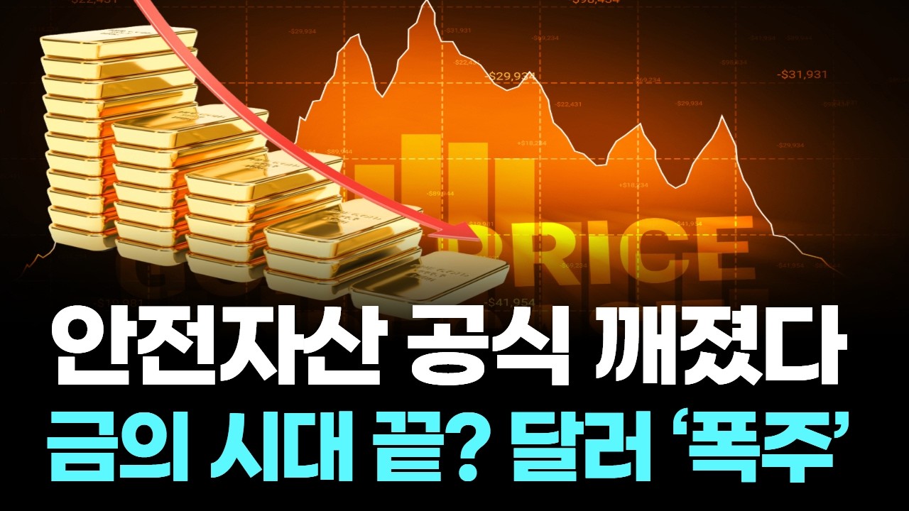 안전자산 공식 깨졌다! 금의 사대 끝? 달러 '폭주'