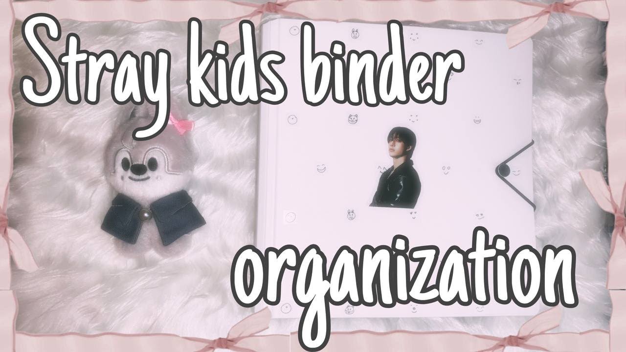 ре/ организация биндера Stray Kids + биндер тур 2024 + украшение обложки | skz binder tour, storing
