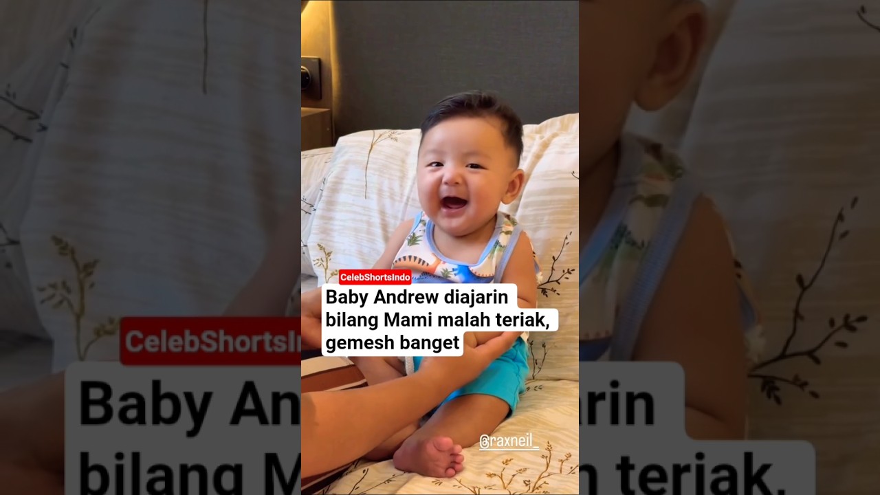 Baby Andrew diajarin bilang Mami malah teriak, gemesh banget #erikacarlina #trending #vlog #baby