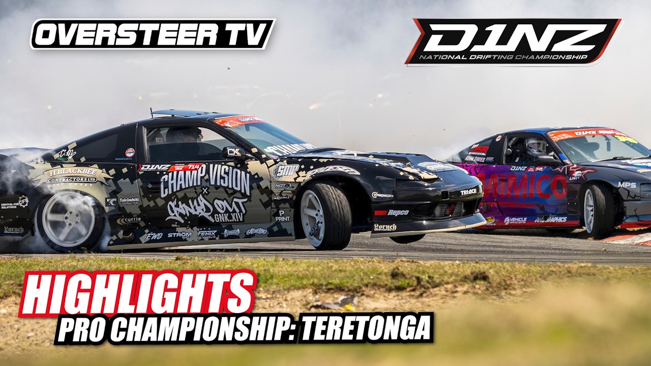 Highlights: D1NZ Pro Drift Championship Round 1 & 2 from Teretonga (2026)