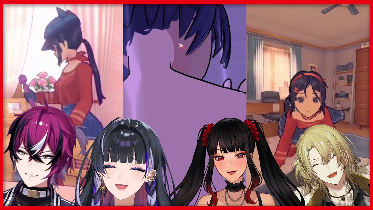 NIJI EN funny reactions to MiSide moments