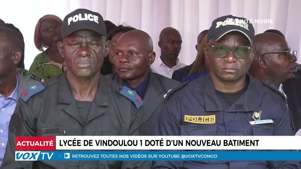 Lycée de Vindoulou 1 doté d'un nouveau bâtiment