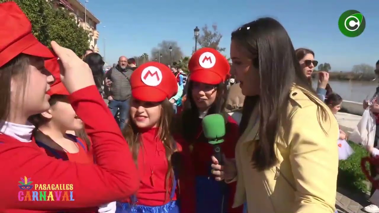 🎭Maravilloso día de Carnaval en el pasacalles que se celebró el pasado domingo en la localidad.