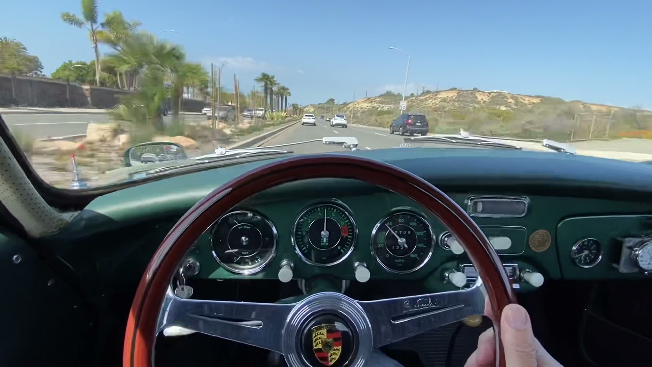 1956 Porsche 356 A Outlaw Sunroof Coupe Video