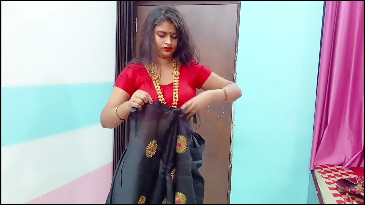 Low waist saree draping vlogs 😍 @Indian Rupa Vlog