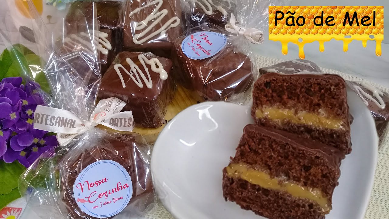 Como fazer Pão de Mel - Método diferenciado na montagem! Ótimo para iniciantes! Faça e venda!!!