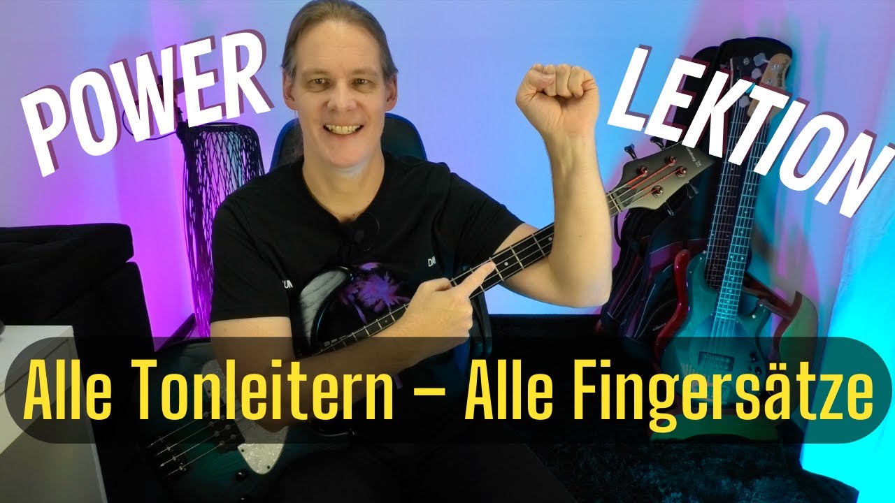 Power-Lektion: ALLE Dur- und Moll-Tonleitern mit ALLEN Fingersätzen