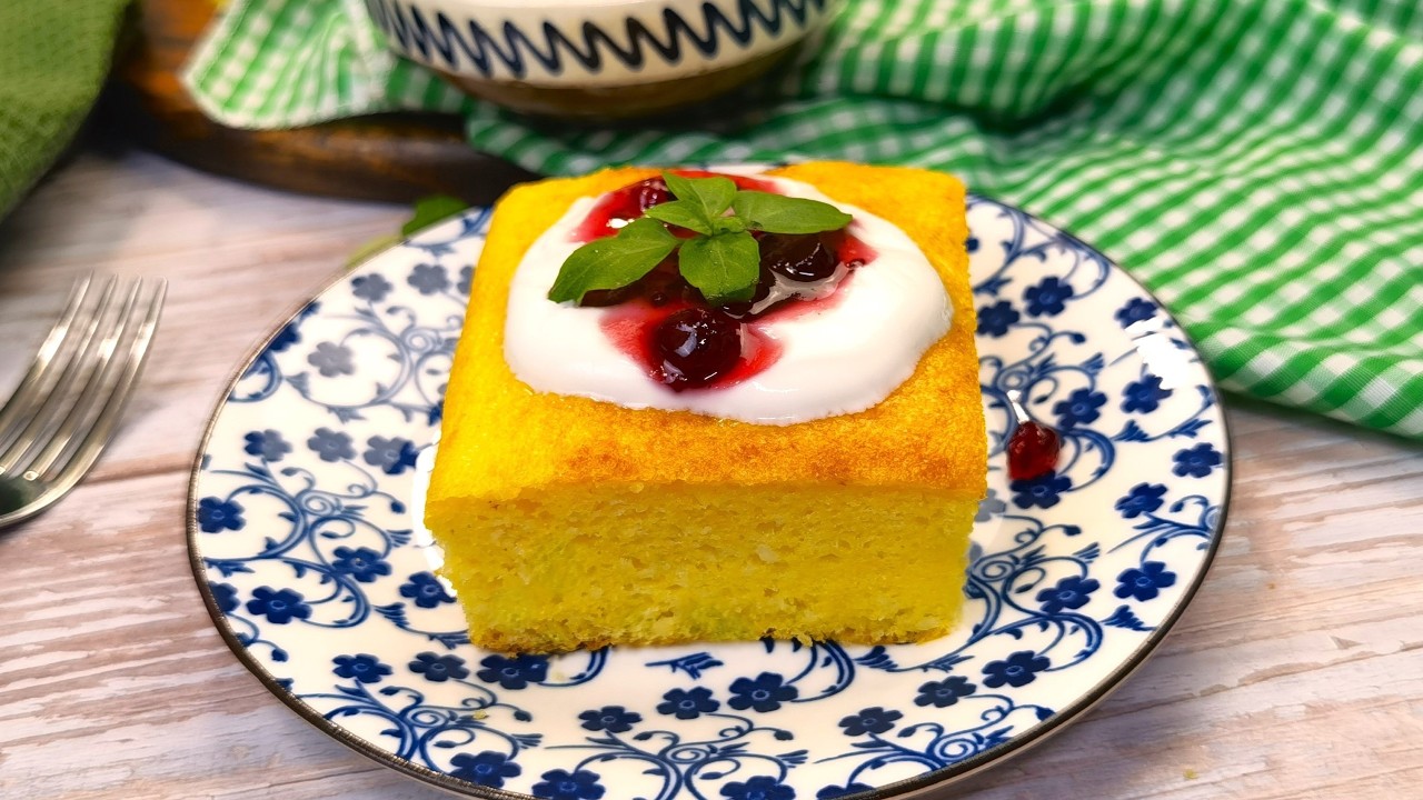 Doar 5 ingrediente si 5 min de pregatit aluatul pt o  prajitura cu malai / alivanca excelenta!