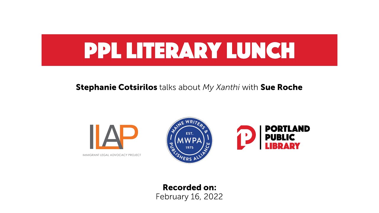 Literary Lunch with ILAP and MWPA Stephanie Cotsirilos talks about 