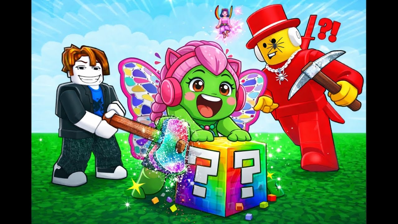 SMURFO GATTO GIVEAWAY! I BREAK A LUCKY BLOCK!