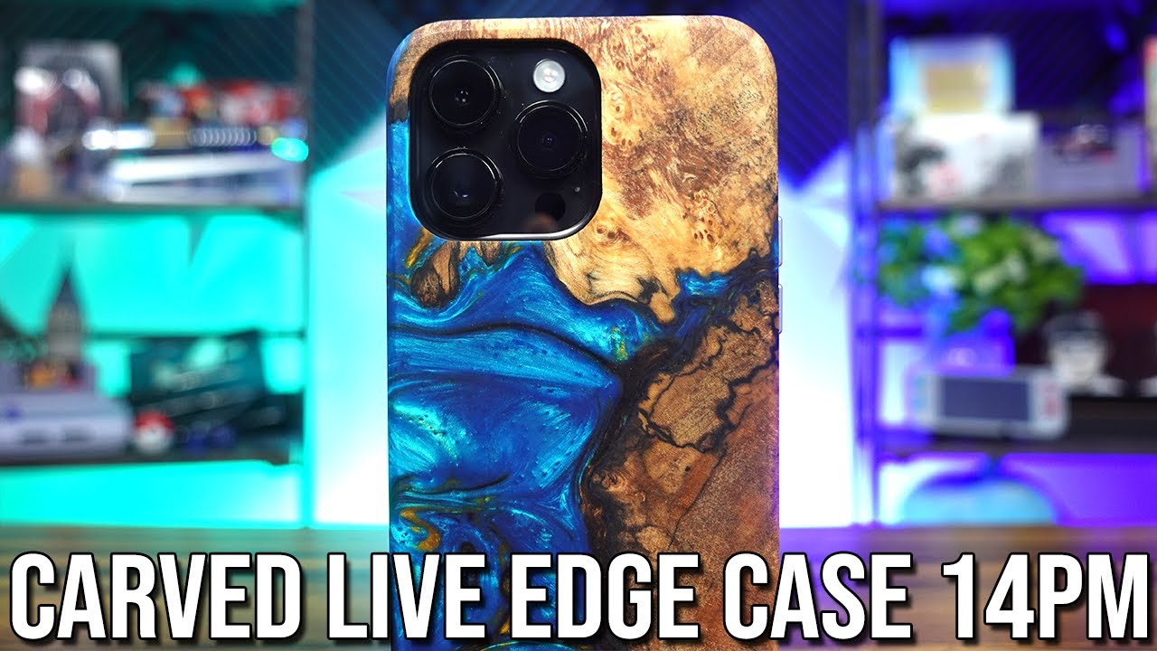 [HAND MADE] Carved Live Edge Case for iPhone 14 Pro Max
