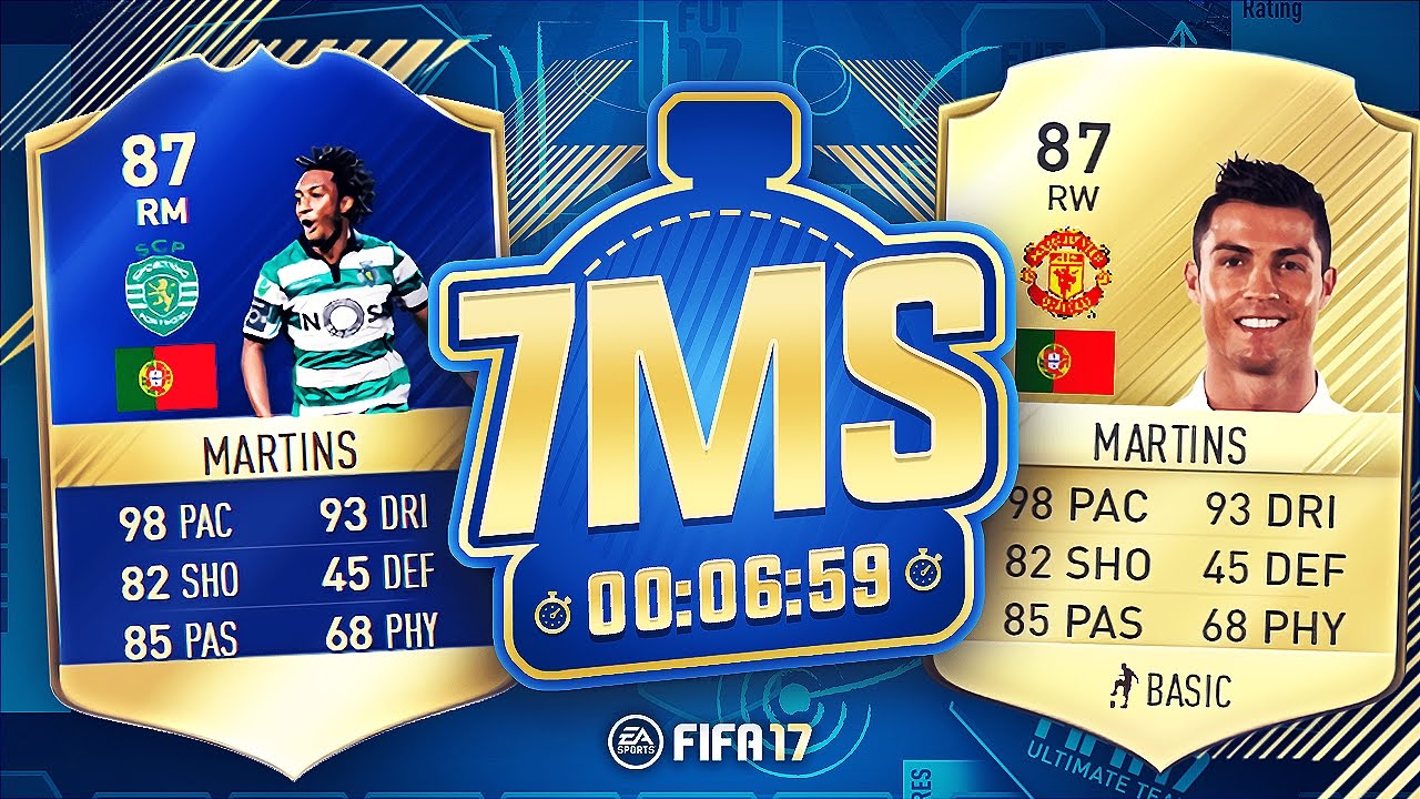 OLD CHEAP TOTS RONALDO 7 MINUTE SQUAD BUILDER!! - FIFA 17 ULTIMATE TEAM