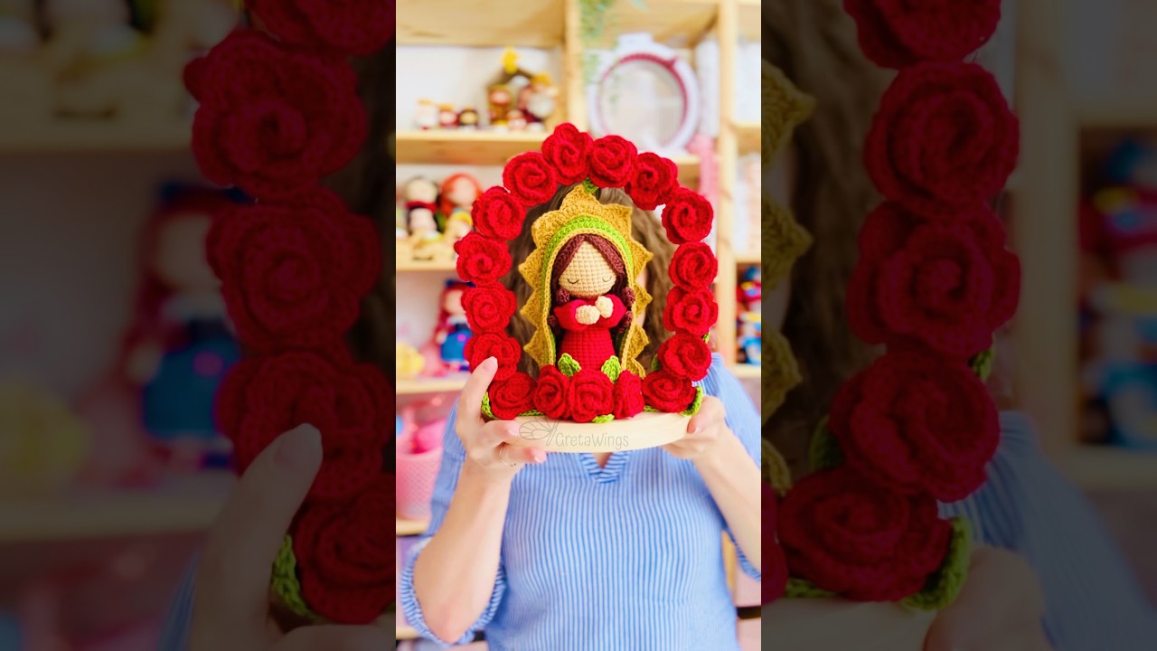 Tu favorita virgen de Guadalupe en amigurumi 🙈🫶🏻❤️