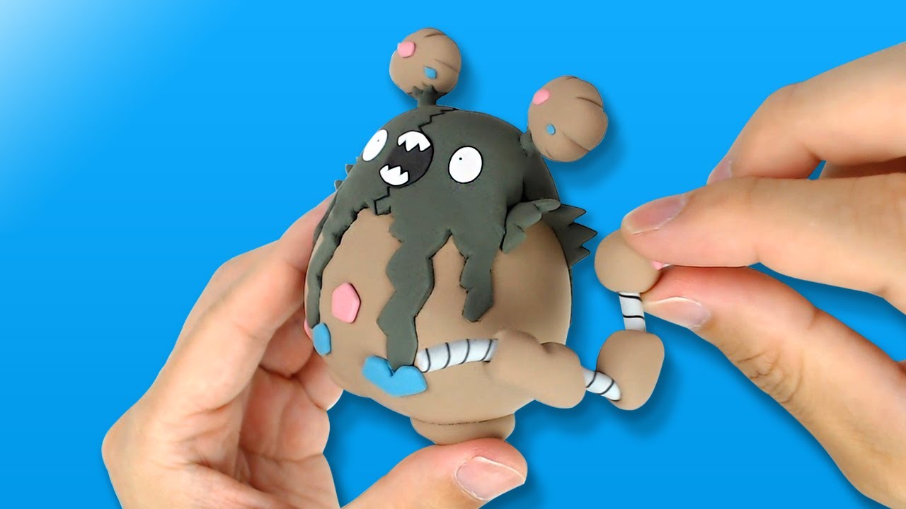 Pokémon Sword & Shield Clay Art: Garbodor!! Poison-type Pokémon