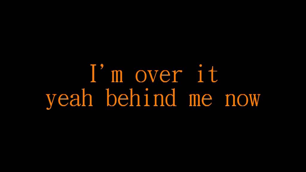Relient K- Over it Lyrics